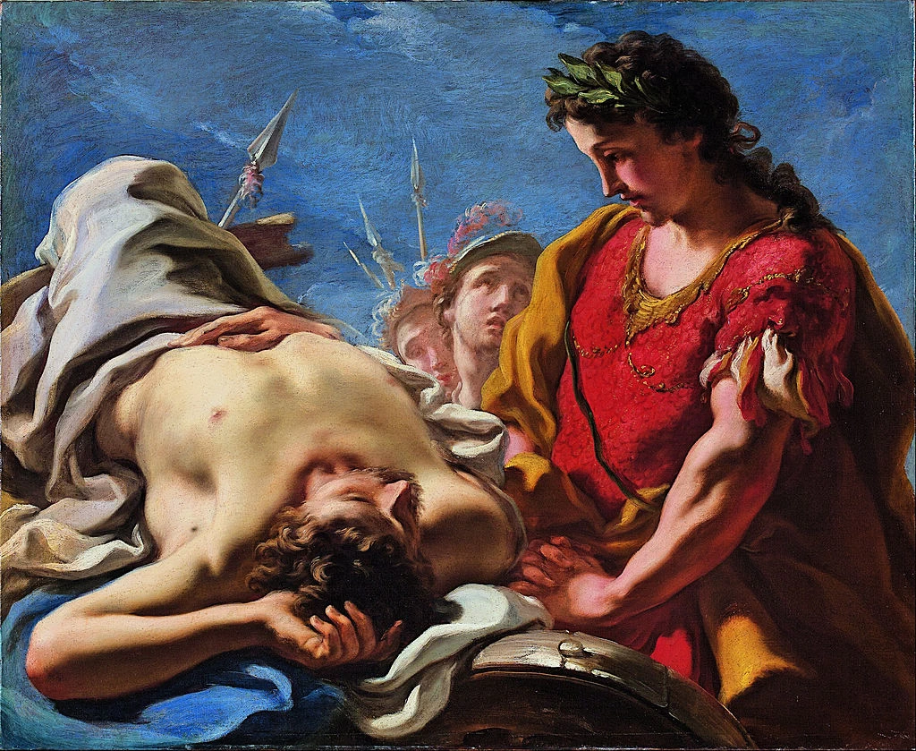 Alessandro davanti al corpo morto di Dario - Düsseldorf, Kunstmuseum